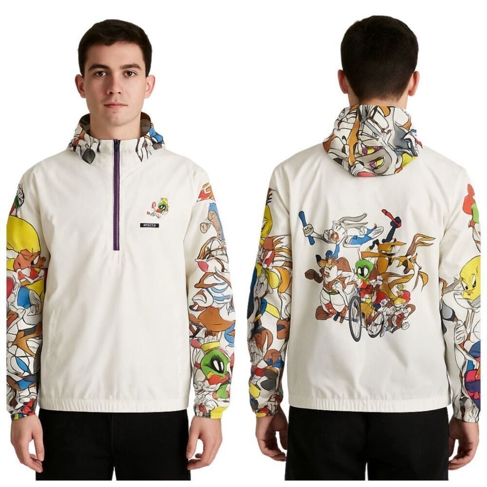 Vintage Looney Tunes Members Only jacket men’s size Med .